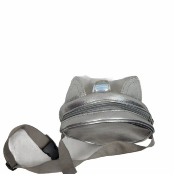 Unicorn Silver Metallic Sequin Round Fanny Pack - Picture 5 of 11